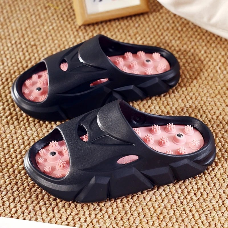 孙瑞芬推荐指压板拖鞋男女款户外家居防滑凉拖夏季运动休闲速力达