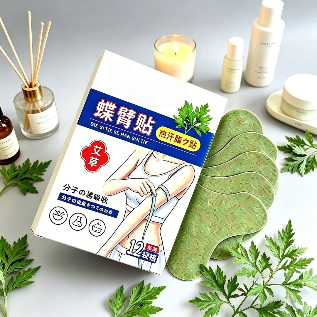 樱翔制药艾草蝶臂贴纤姿保健贴夏日女神贴胳膊护理贴美臂贴艾灸贴