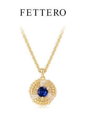 fettero铜合金项链海葵项链