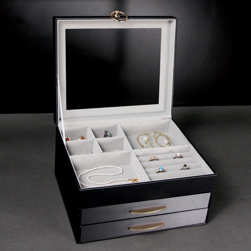 高档精致 大容量 抽屉式 三层