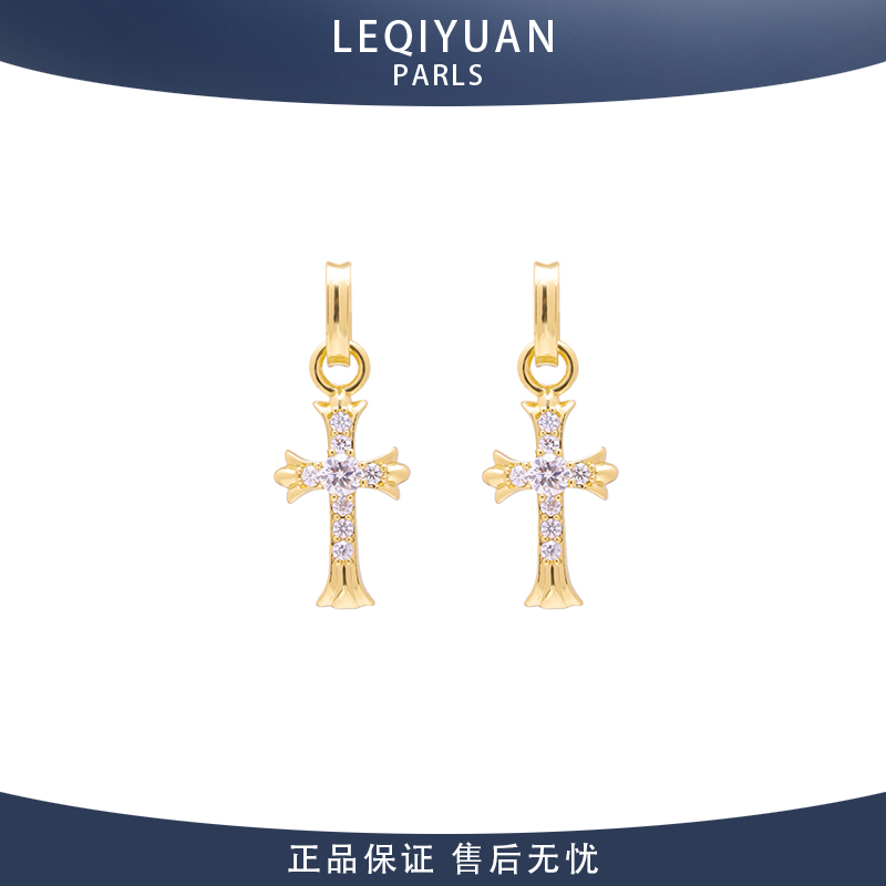 十字耳钉女法式原创新品