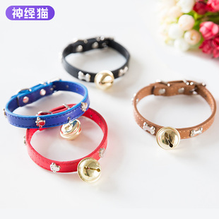 狗脖套铃铛项圈小土狗幼犬犬脖圈牵引狗圈颈圈宠物专用项圈