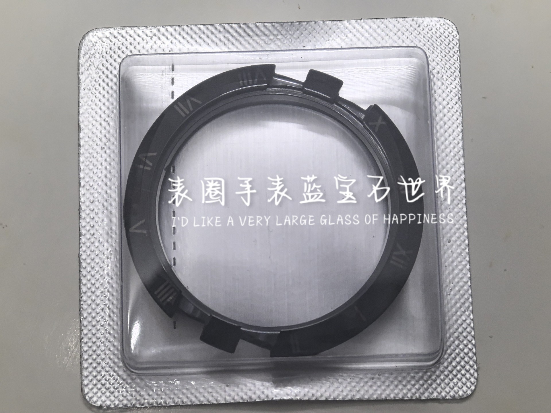 全新适配 欧米茄星座系列 陶瓷外圈 黑色罗马刻度