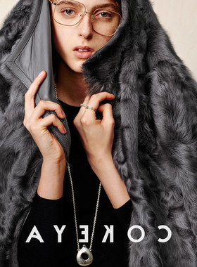 街头百搭宽松版小湖羊皮毛一体双面穿中长款皮草长袖外套女秋冬款