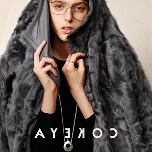 街头百搭宽松版小湖羊皮毛一体双面穿中长款皮草长袖外套女秋冬款