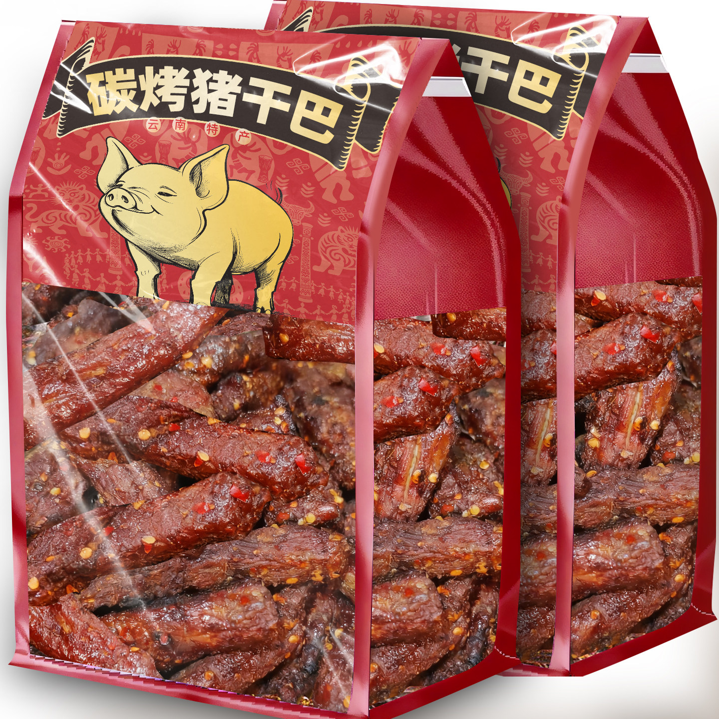 滇小嗨云南特产炭烤猪肉干巴香辣风干手撕猪肉条解馋肉类零食小吃,零食/坚果/特产,猪肉类,淘宝优惠券,粉丝福利购,淘宝优惠卷