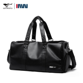 七匹狼旅行包男款 大容量斜挎包出差手提行李包运动健身包干湿分离