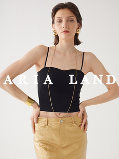 细带内搭美背文胸带胸垫显瘦小背心 INS博主经典 LAND ARIA