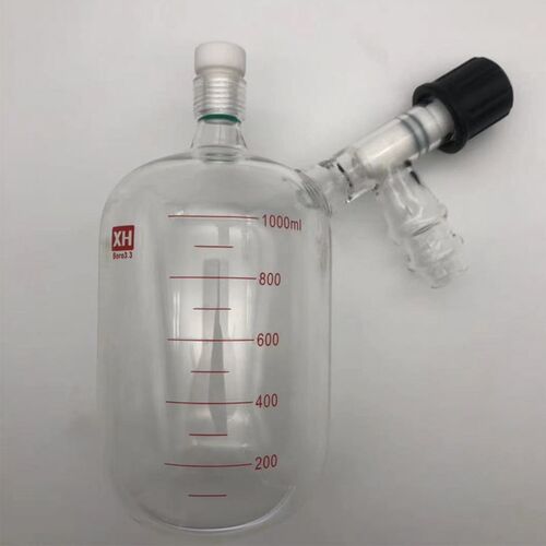 高真空阀溶剂储存瓶 schlenk瓶 耐压反应管瓶 耐有机物腐蚀 包邮