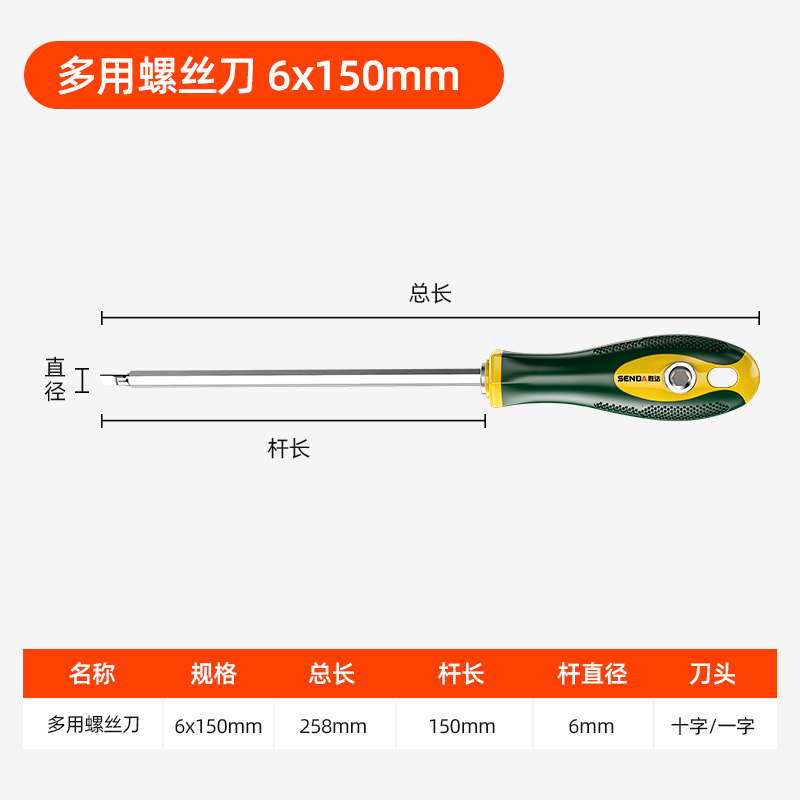 多用一字十字螺丝刀家用两用螺丝刀批套装双用起子带强磁性改锥S