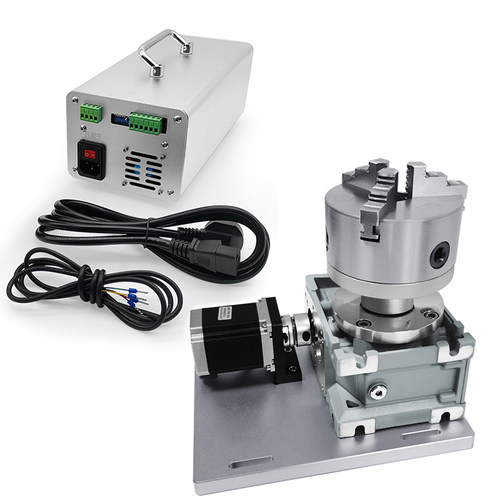 高精度焊接旋转台步进伺服电机旋转台激光打标机旋转夹具旋转轴