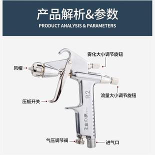 左伊迷你修补漆K3家用小型喷漆枪喷漆R2小口径皮革皮衣护理喷枪