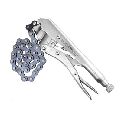 老A 铬钼钢链条钳大力钳 链条扳手固定钳多功能台湾链子大力钳