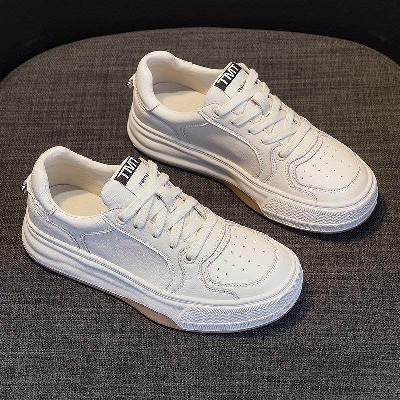 香港真皮平底小白鞋女鞋冬季2025新款透气厚底板鞋百搭软底休闲鞋,女鞋,休闲板鞋,淘宝优惠券,粉丝福利购,淘宝优惠卷