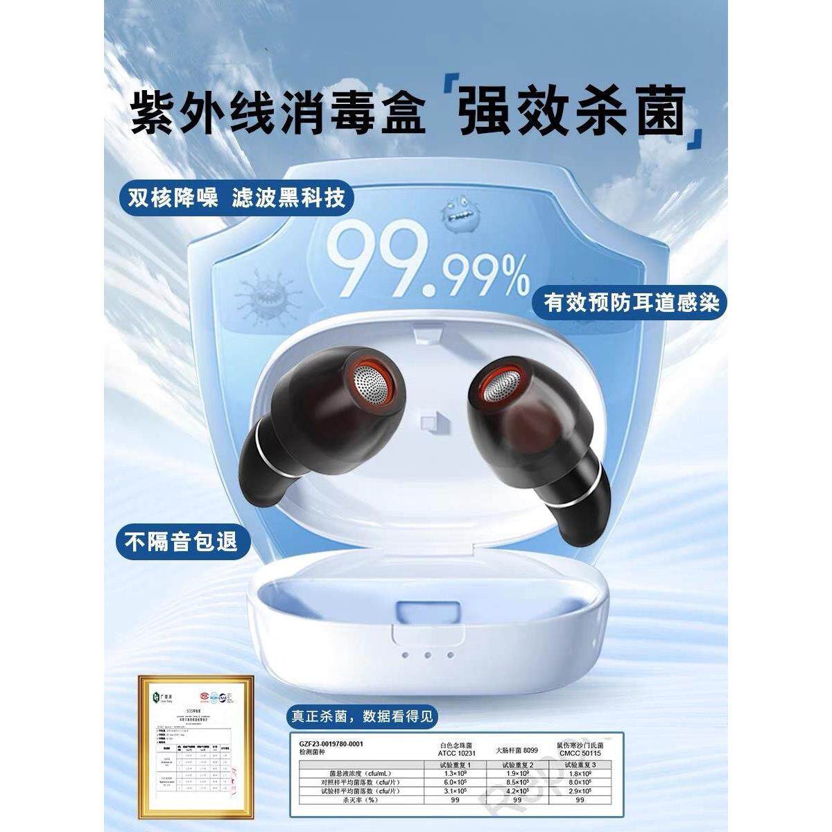 德国耳塞睡眠睡觉专用超级隔音防噪声降噪耳罩静音吵防呼噜声神器