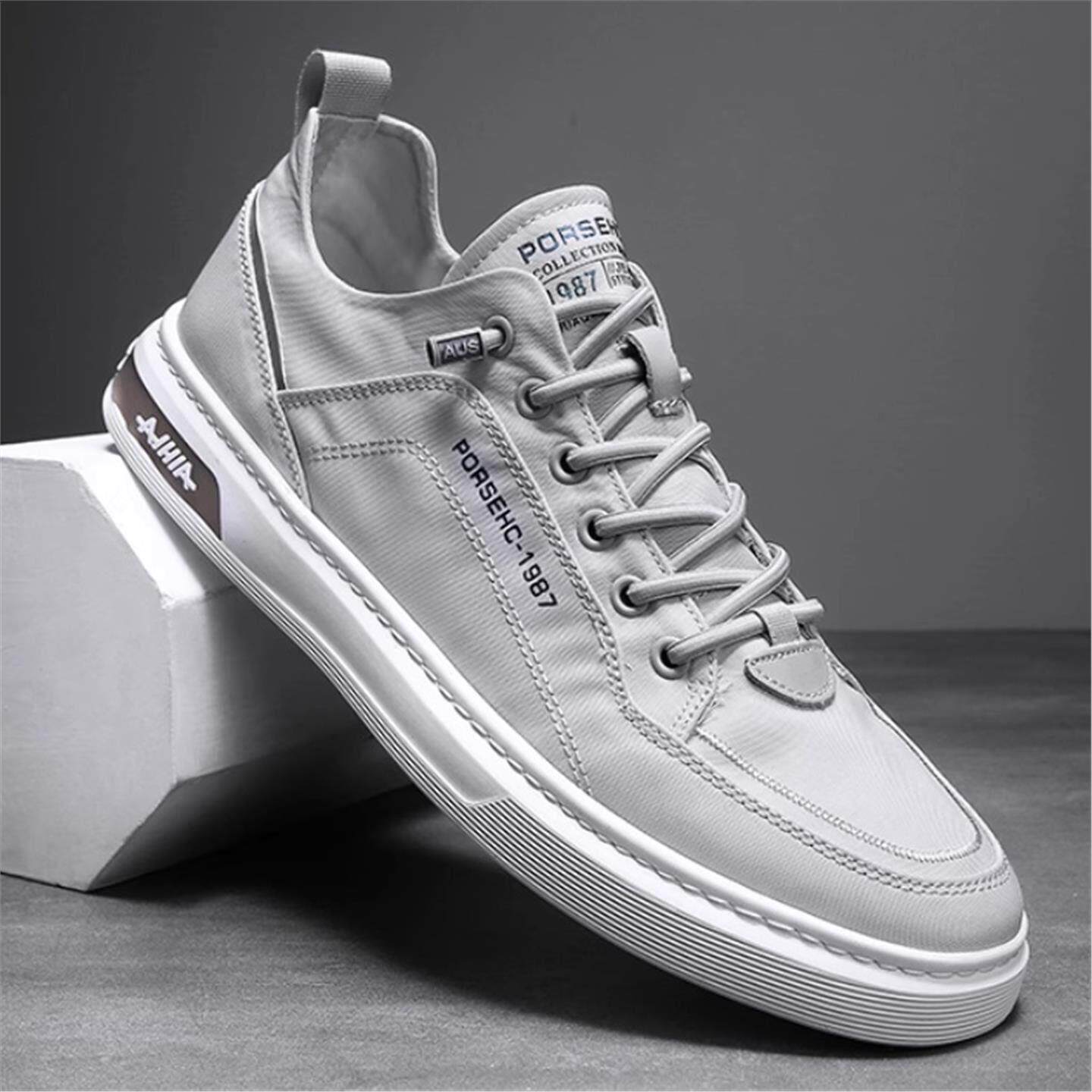 帆布男鞋夏季新款透气薄款冰丝布鞋男士夏季懒人一脚蹬休闲板鞋潮