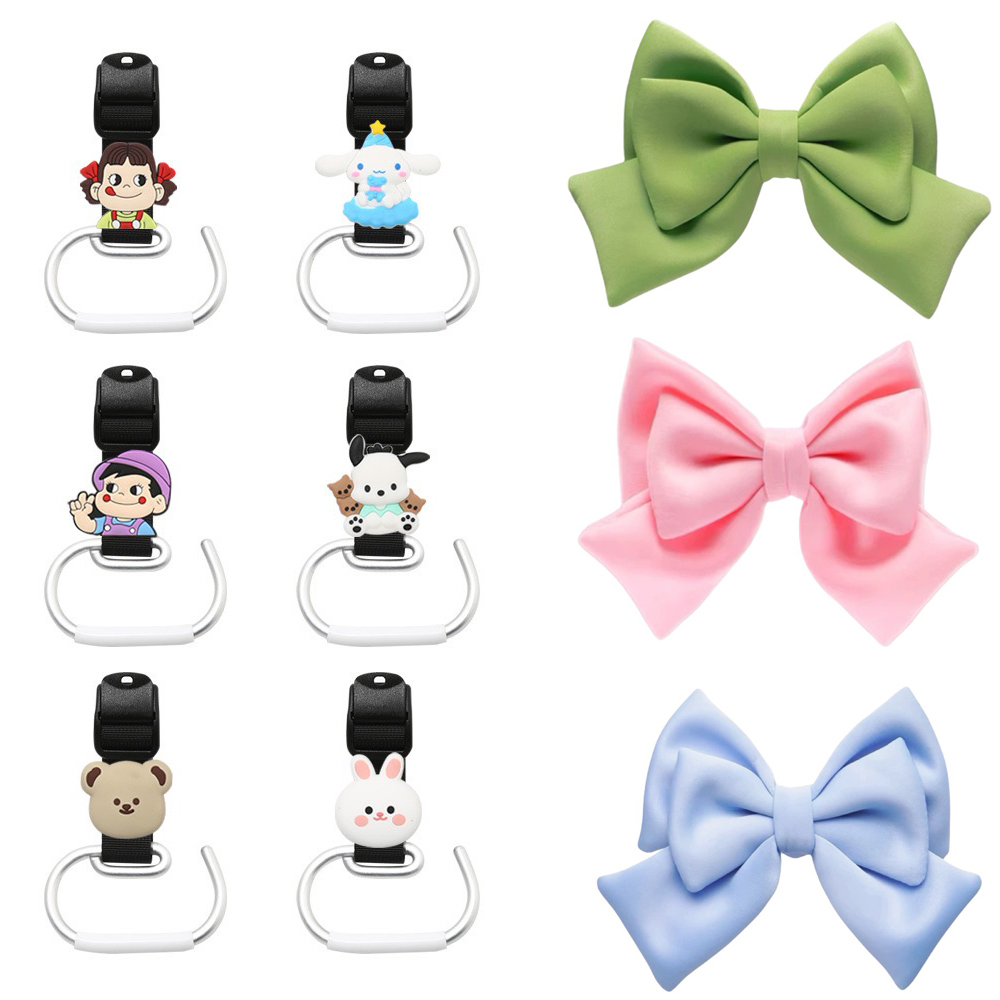 电动车挂钩蝴蝶结装饰品改装件