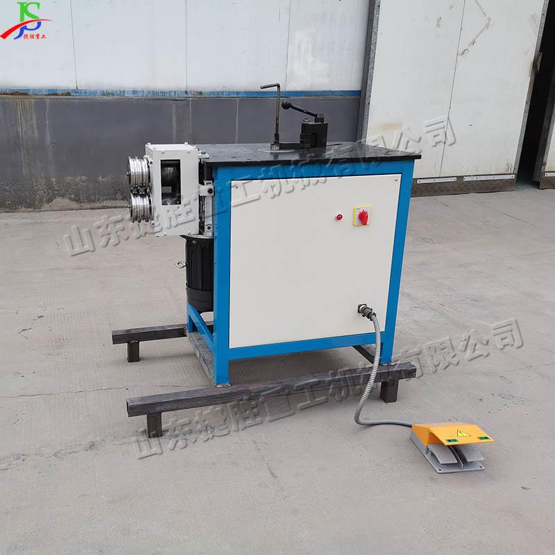 方管弯花体一 方管方钢C花P花弯花机 小型式圆管扁铁台机卷圆机