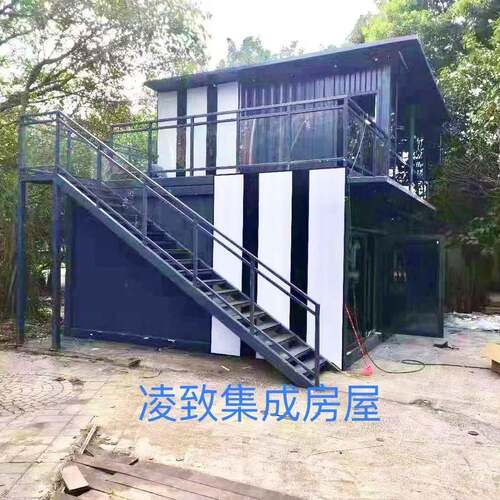 广州拼集装装箱层公室民宿集装箱办房子移办动2房屋安装可集装箱