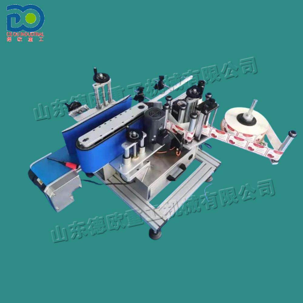 不干胶标圆瓶贴机 小型桌面台式打机 食品标签饮料圆UFM瓶贴标机