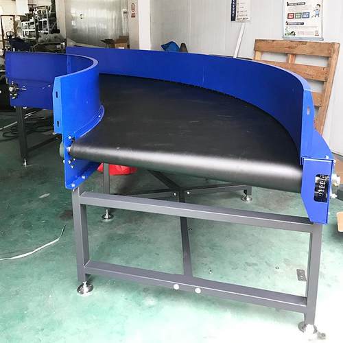 小机型流咨询商家输水线90度皮转带滚筒弯机自动化机械设备滚筒送