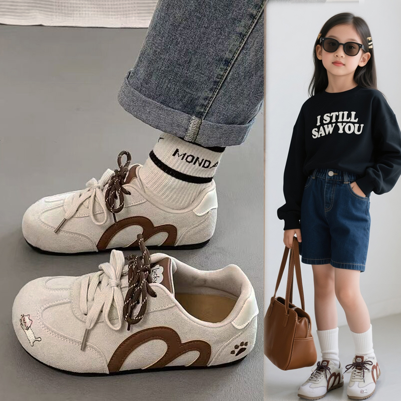 女童德训鞋春秋儿童软底运动鞋