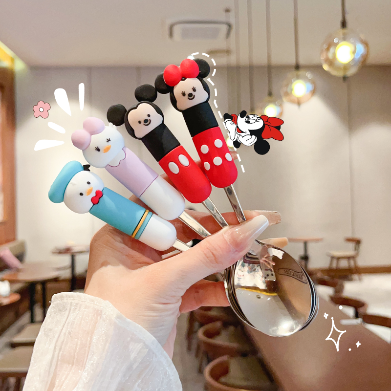 迪士尼儿童勺子304不锈钢家用