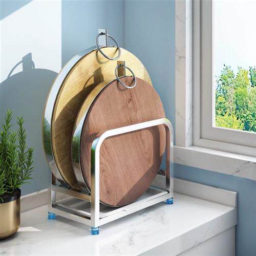 不锈钢砧板架刀架厨房用品切菜板架子座大案板架菜墩粘板架家用