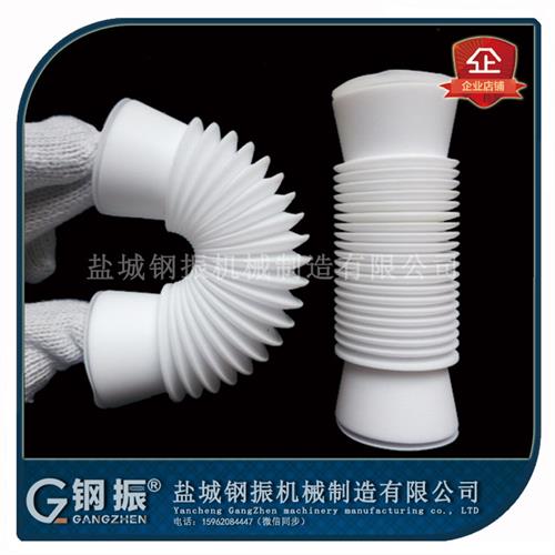 1/2-6寸四氟软连接扩口软连接玻璃管道接头防腐四氟波纹管可定制