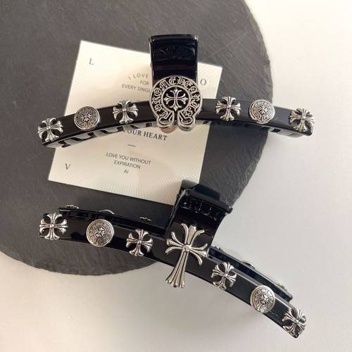 朋克风抓夹巴洛克潮牌高级感发夹