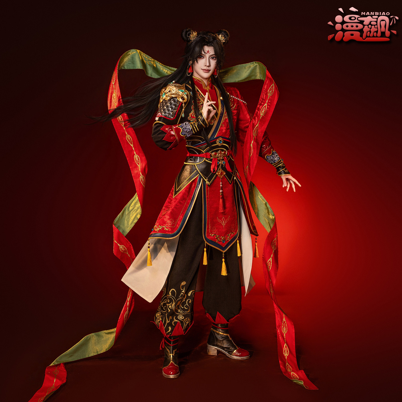 漫飙 哪吒cos服二次元动漫哪吒三太子cosplay服装同款衣服图片