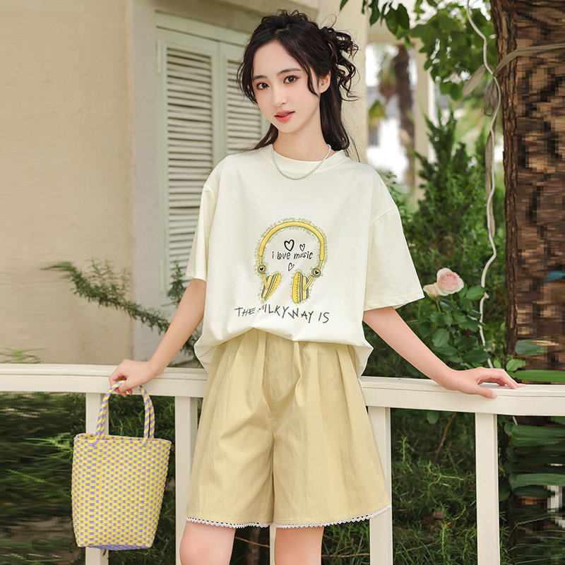 专柜女童夏装套装2026新款儿童短裤超好看大童女装初中生夏季短袖