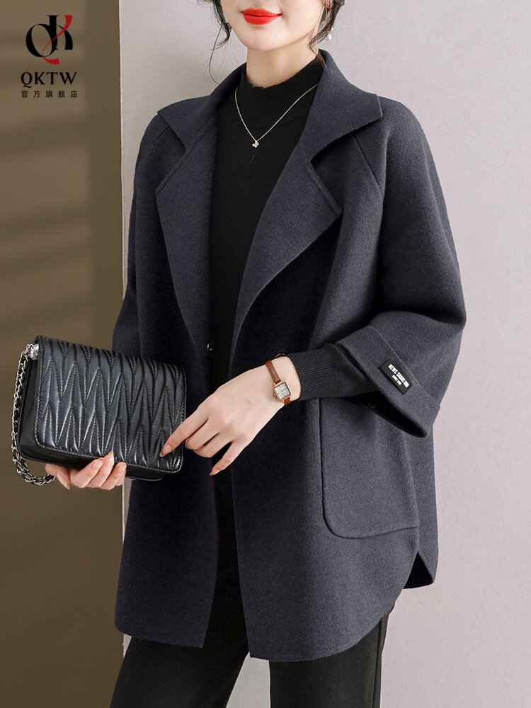 毛呢外套女2025秋冬季新款中年妈妈高端气质上衣轻奢百搭保暖大衣