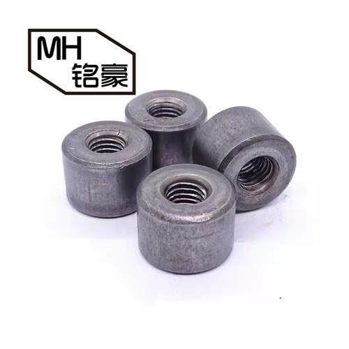 M12M14M16M18M20M24定制圆螺母台阶螺母焊接圆柱螺母细牙反牙螺母