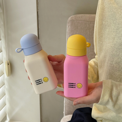 comika口咔硅胶笑脸杯