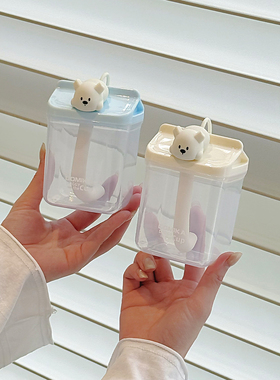 COMIKA小狗吸管水杯可爱夏天母婴级直饮儿童男女生高颜值家用户外