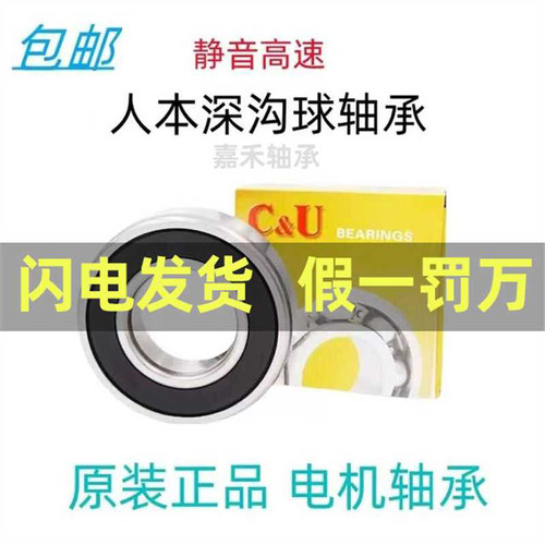 人本电机轴承6201 6202 6203 6204高速 6205 6206正品6207 6208RZ