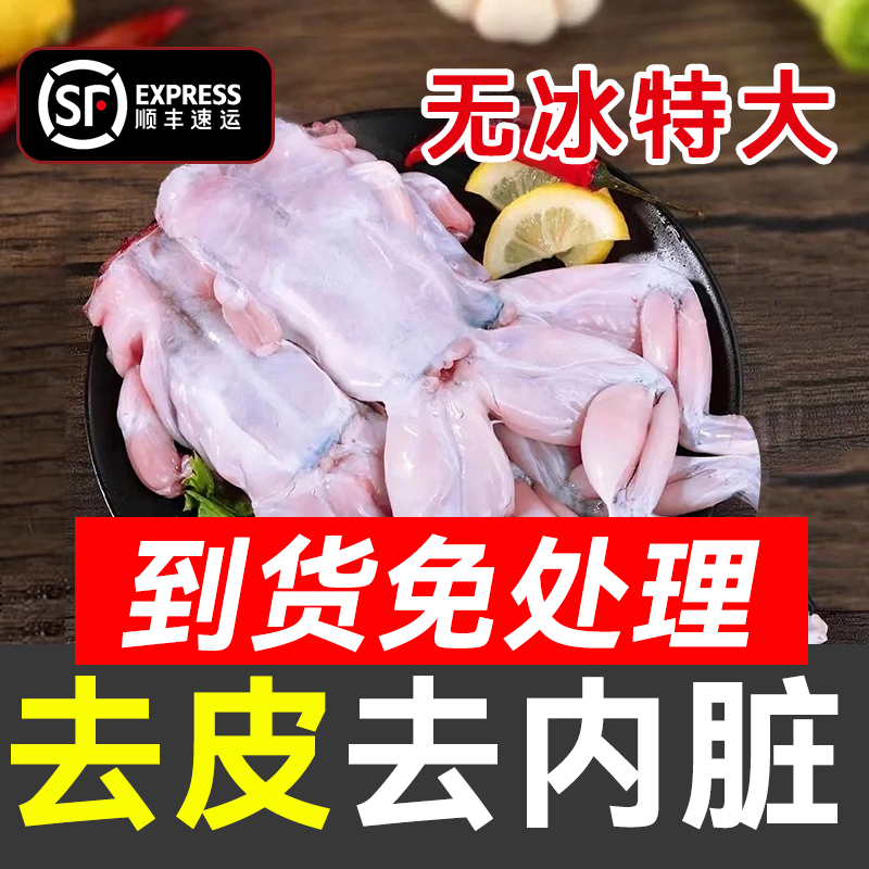 牛蛙鲜活新鲜特大田鸡青蛙肉半成品牛蛙腿蛙肉冷冻串商用批发顺丰