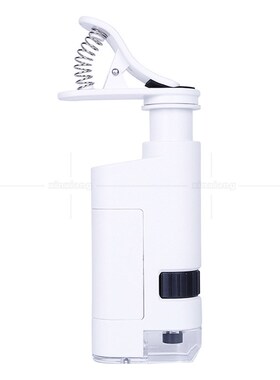 300-350倍倍率可调手机夹迷你变倍显微镜纺织印刷品放大镜 BU350X