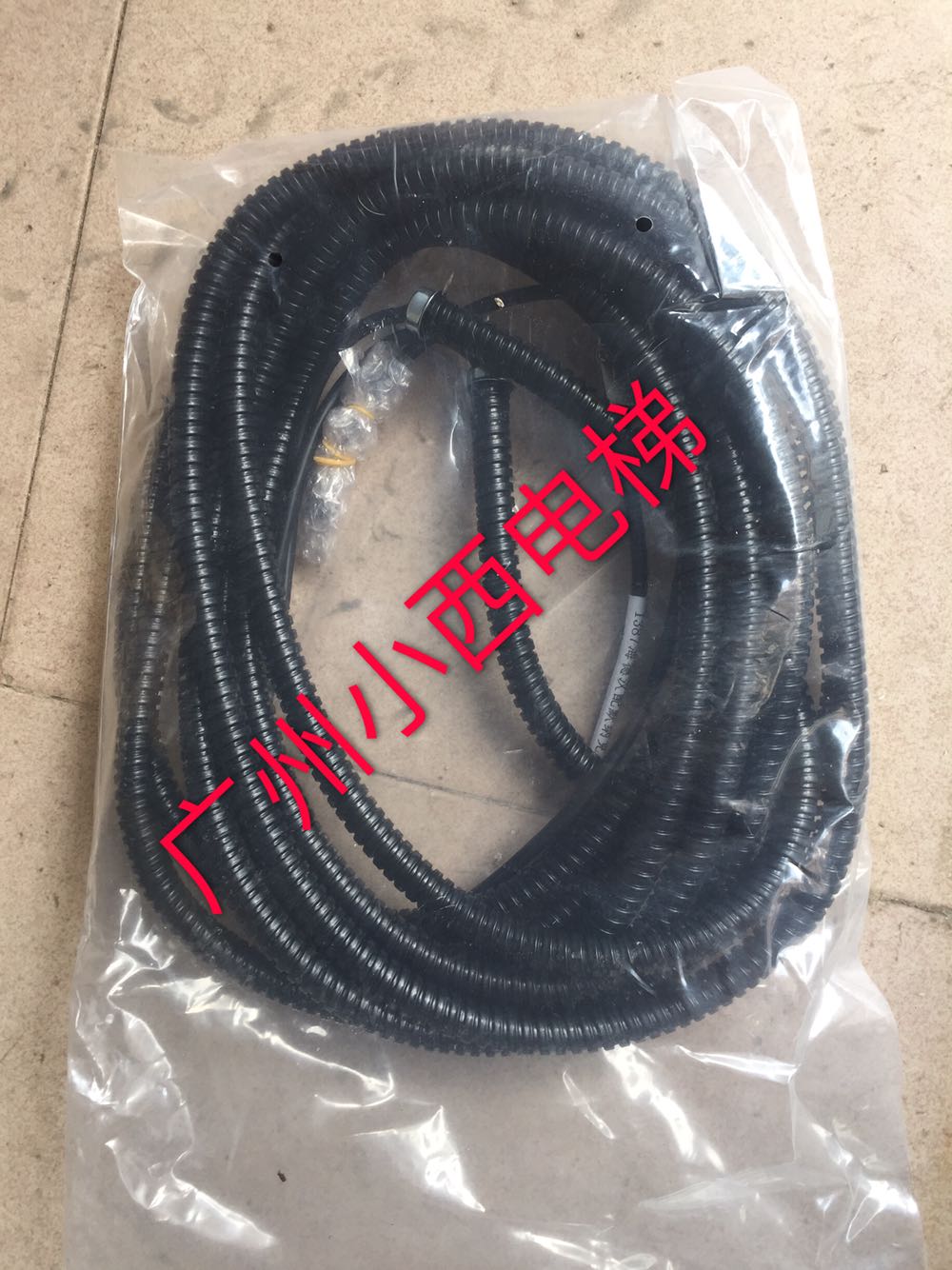 全新海德汉编码器1387延长线 7米 配默纳克新时达等 带保护软管