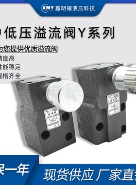 中低压溢流阀Y-10B Y-25B Y1-10B Y1-63B等 管式板式溢流阀调压阀