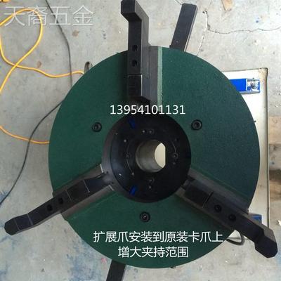 焊接变位机卡盘手动快速夹紧大通孔三爪夹持变位器自动环缝旋转台