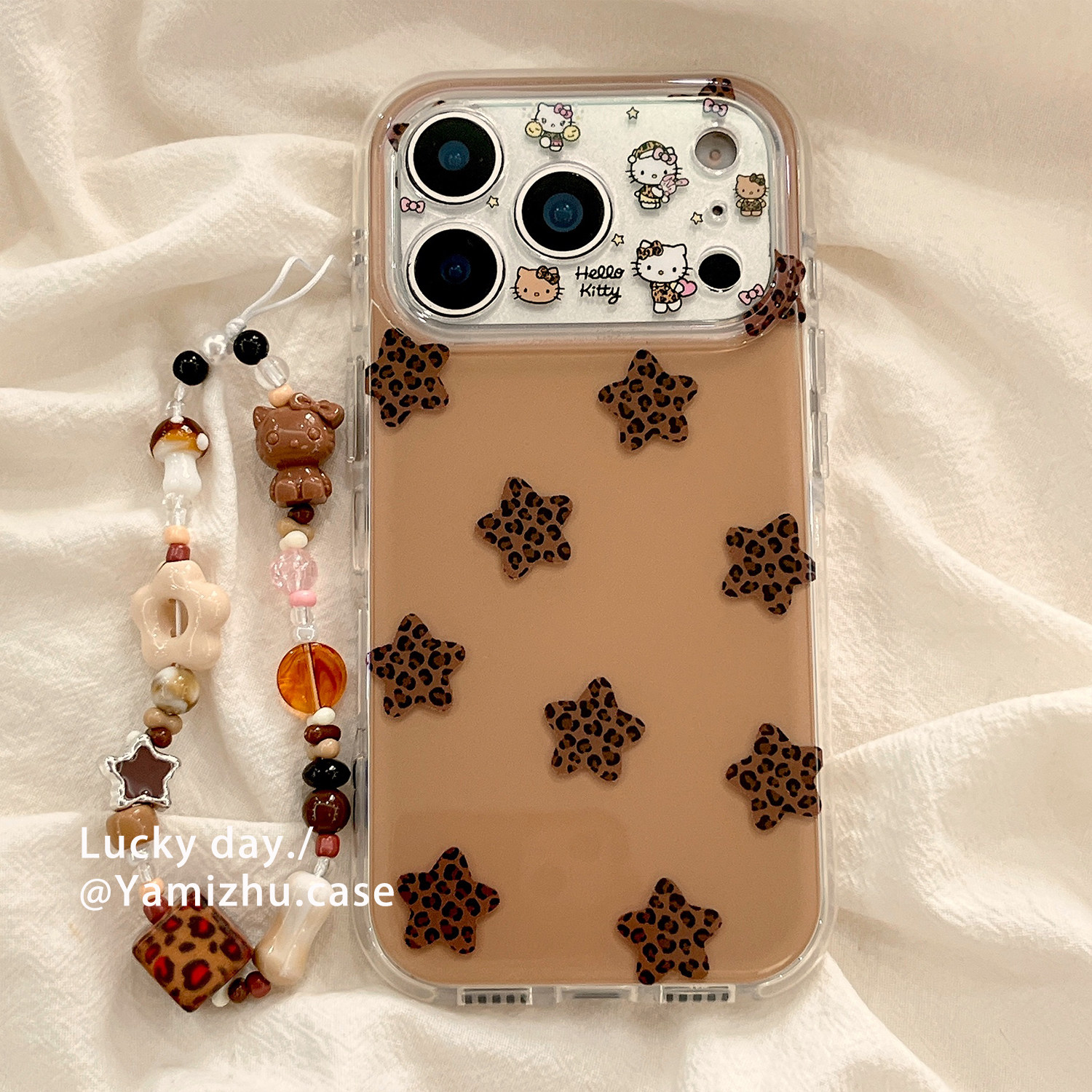 ins风豹纹星星带链条适用苹果17PRO手机壳轻奢高级感iPhone16ProMax新款15pro女款小众13硅胶14防摔全包软壳,3C数码配件,手机保护套/壳,淘宝优惠券,粉丝福利购,淘宝优惠卷