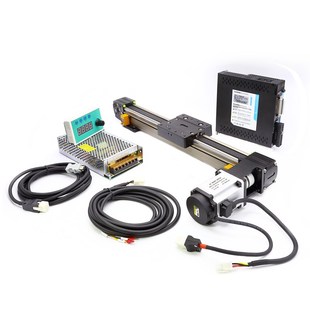 交流伺服电机控制器滑同步带直线模组单轴线性往复运动滑台套装