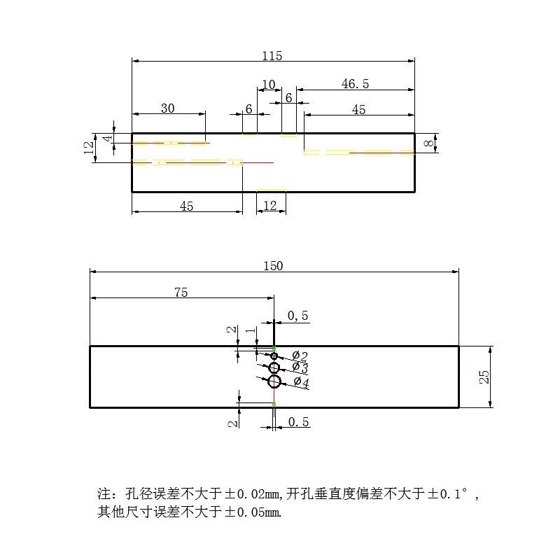 TOFD-A/B/C/D/E对比试块探伤试块 NB/T47M013-2015超音波探伤试块