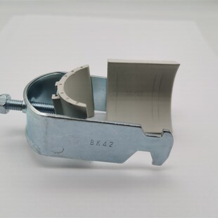 BK金属电缆夹 C型导轨固定夹电缆固定夹单层线缆管夹设备机柜线夹