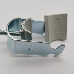 BK金属电缆夹 C型导轨固定夹电缆固定夹单层线缆管夹设备机柜线夹