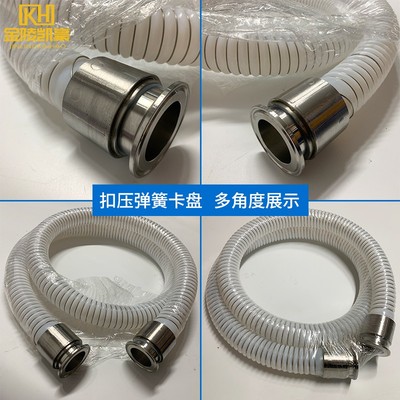 卡盘式不锈钢内四氟软管 卡盘o50.5 64 76mm DN20 25 32 40 50 65