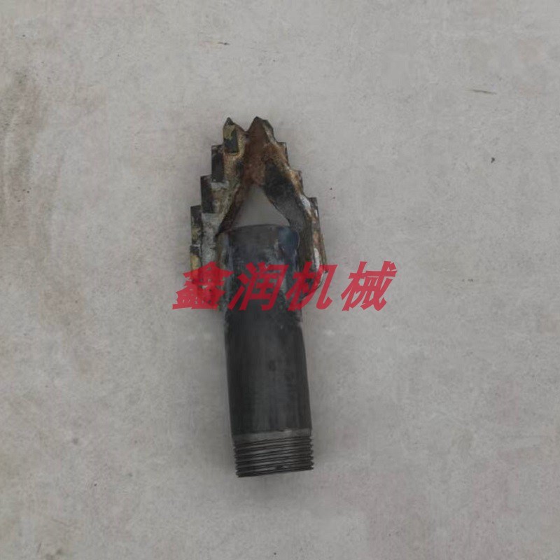 小型钻井打井机合金钻头 只能打土50至180mm民用两叶三翼五叶转头