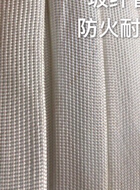 耐高温管防火管绝缘玻璃纤维管定纹管4mm白色玻璃丝管100米28元